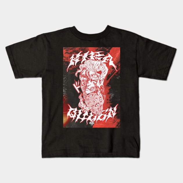 Kira Queen Poster Kids T-Shirt by mindofoccult